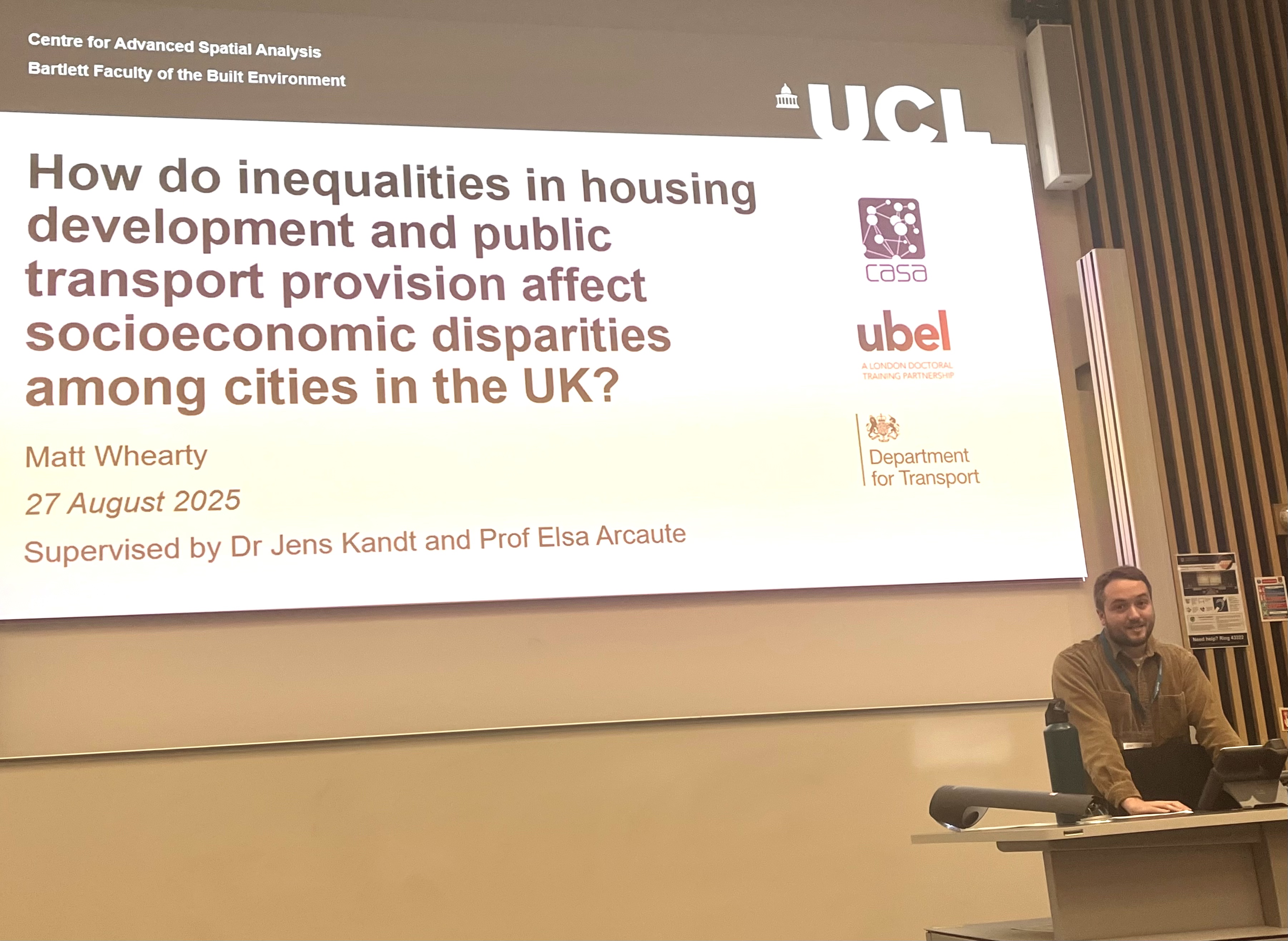 Matt Whearty presenting